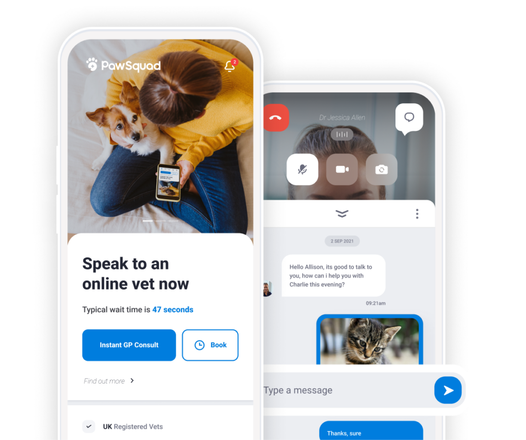 PawSquad Online Vet Consultations, Nutrition, Behaviour & Training Advice and more...